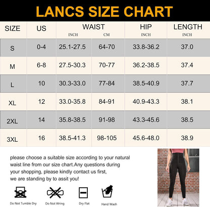 Women Sauna Leggings Sweat Pants High Waist Slimming Hot Thermo Compression Workout Fitness Exercise Tights Body Shaper (Black, Xx-Large)